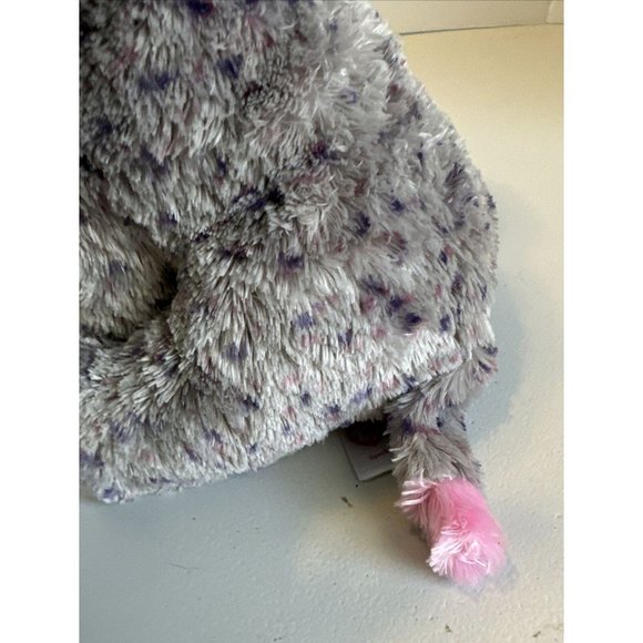 Ty SPECKS the Speckled Grey Elephant 9 Inch Beanie Boos Grey Pink Glitter W Tag - Picture 11 of 14